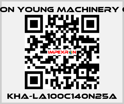 KHA-LA100C140N25A Keon Young Machinery Co