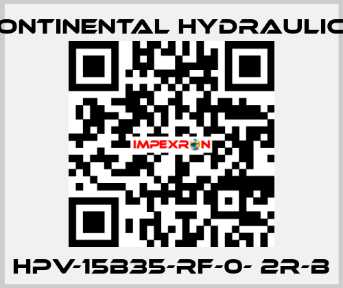 HPV-15B35-RF-0- 2R-B Continental Hydraulics