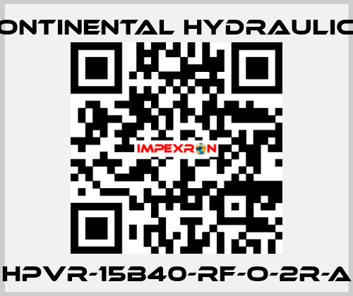 HPVR-15B40-RF-O-2R-A Continental Hydraulics