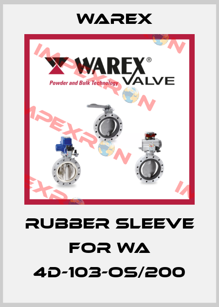 rubber sleeve for WA 4D-103-OS/200 Warex