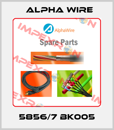 5856/7 BK005 Alpha Wire