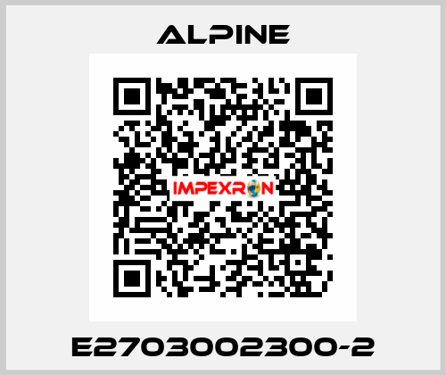 E2703002300-2 Alpine