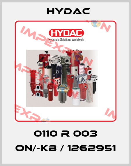 0110 R 003 ON/-KB / 1262951 Hydac