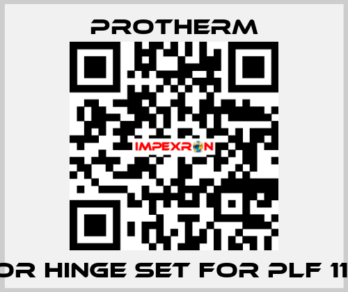 Door hinge set for PLF 110/6 PROTHERM