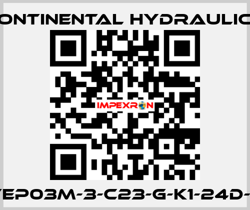 VEP03M-3-C23-G-K1-24D-B Continental Hydraulics