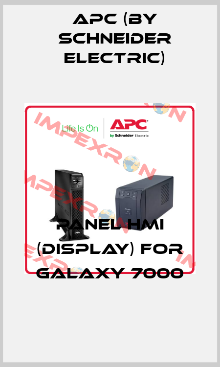 panel HMI (display) for Galaxy 7000 APC (by Schneider Electric)