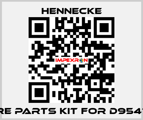 spare parts kit for D9541-007 Hennecke