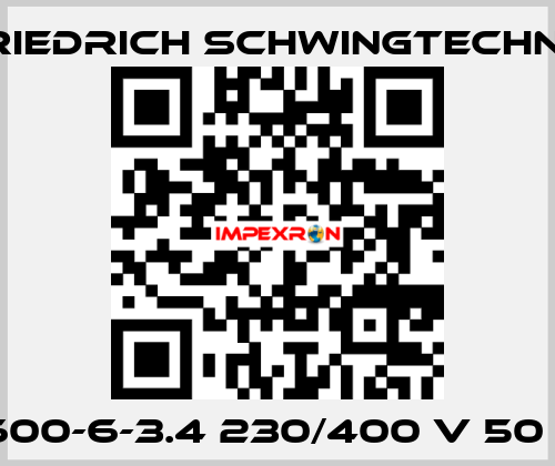 F 600-6-3.4 230/400 V 50 Hz Friedrich Schwingtechnik