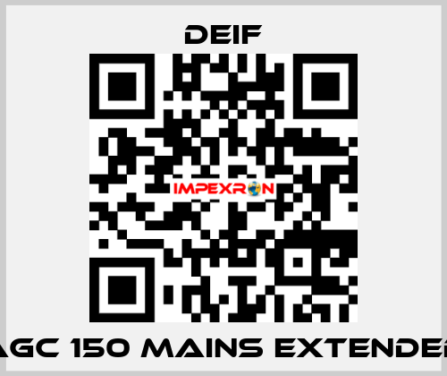 AGC 150 Mains Extended Deif