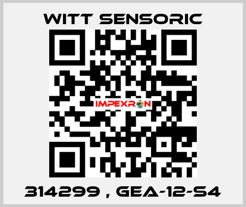314299 , GEA-12-S4 Witt Sensoric