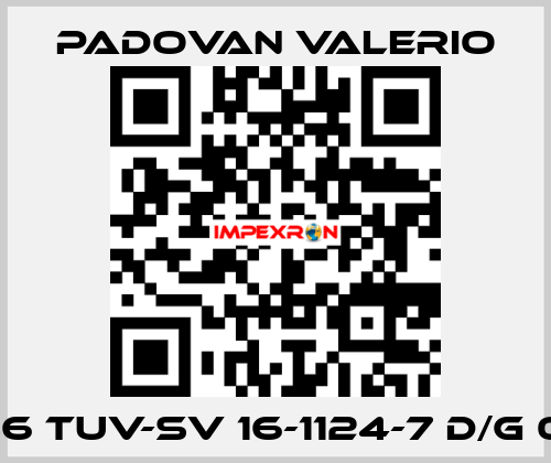 0036 TUV-SV 16-1124-7 D/G 0.82 PADOVAN VALERIO