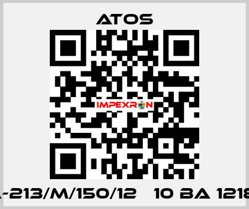 BA-213/M/150/12   10 BA 121801 Atos