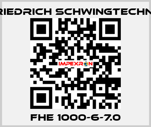 FHE 1000-6-7.0 Friedrich Schwingtechnik
