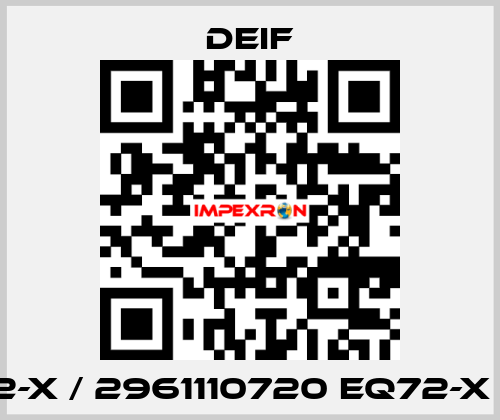 EQ72-x / 2961110720 EQ72-x (90°) Deif