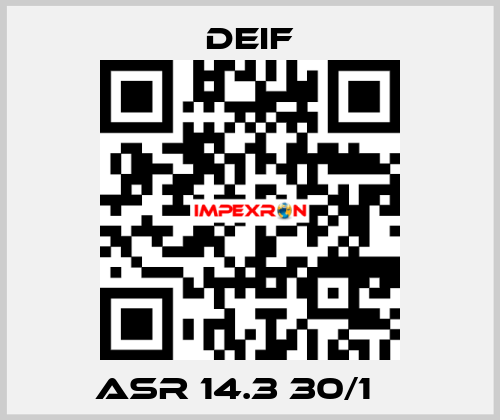 ASR 14.3 30/1 А Deif