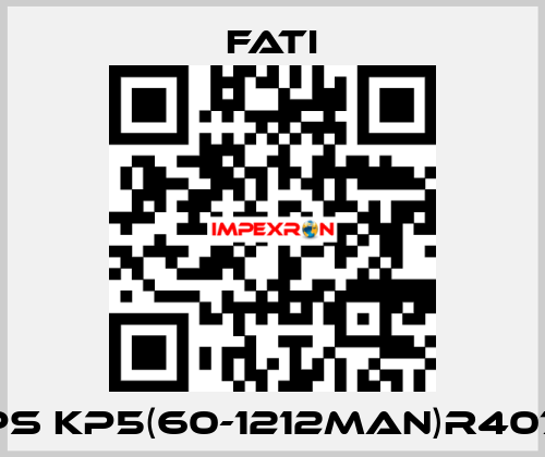 HPS KP5(60-1212MAN)R407C FATI