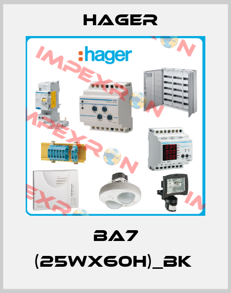BA7 (25WX60H)_BK  Hager