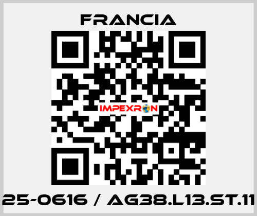 25-0616 / AG38.L13.ST.11 Francia