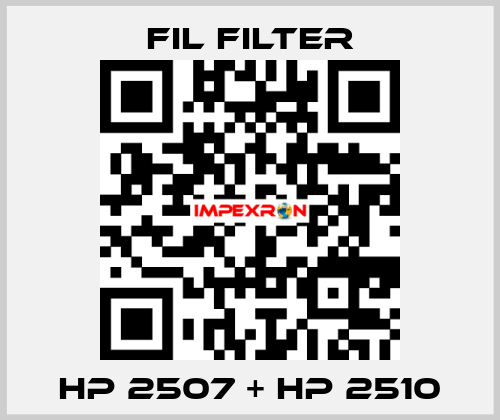 HP 2507 + HP 2510 Fil Filter