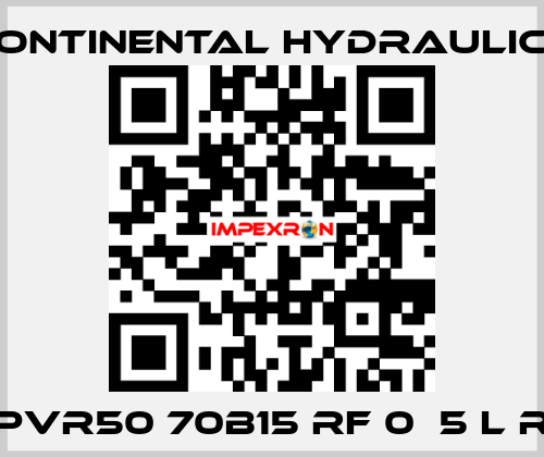 PVR50 70B15 RF 0  5 L R Continental Hydraulics
