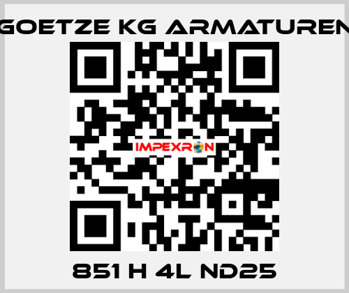 851 H 4L ND25 Goetze KG Armaturen