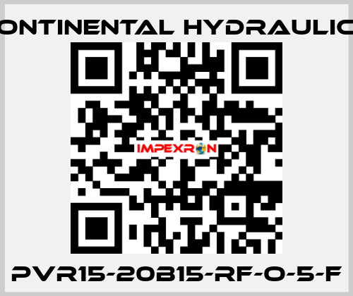 PVR15-20B15-RF-O-5-F Continental Hydraulics
