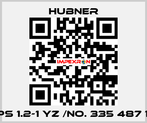 TDPS 1.2-1 YZ /No. 335 487 15W HUBNER