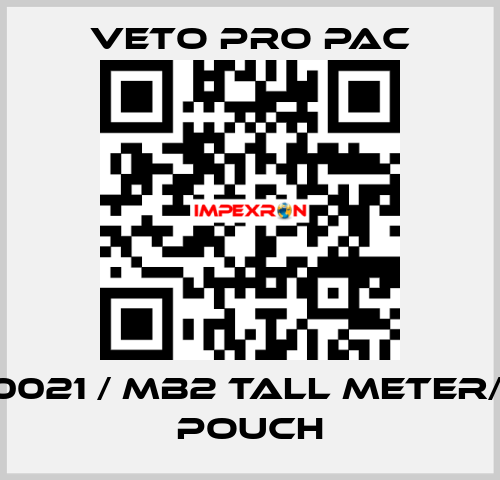 VPP10021 / MB2 Tall Meter/Tool Pouch Veto Pro Pac