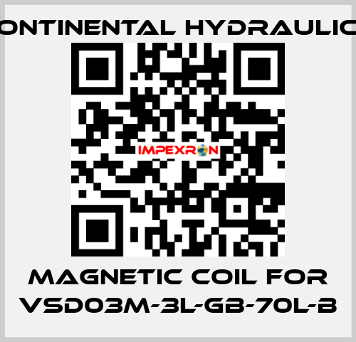 magnetic coil for VSD03M-3L-GB-70L-B Continental Hydraulics