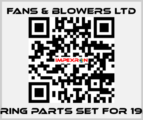 Wearing parts set for 192 QZ Fans & Blowers Ltd