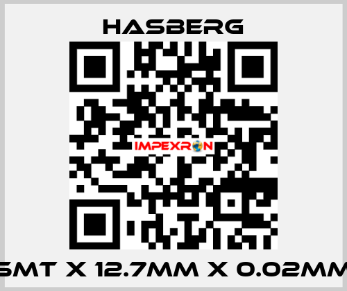 5mt X 12.7mm X 0.02mm Hasberg