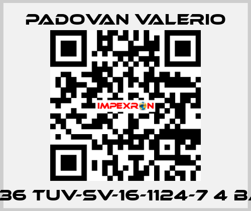 0036 TUV-SV-16-1124-7 4 bar PADOVAN VALERIO