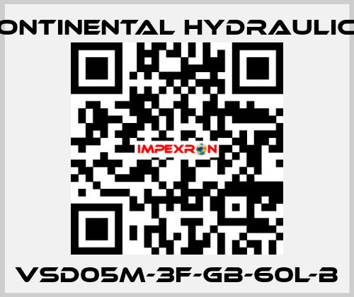 VSD05M-3F-GB-60L-B Continental Hydraulics