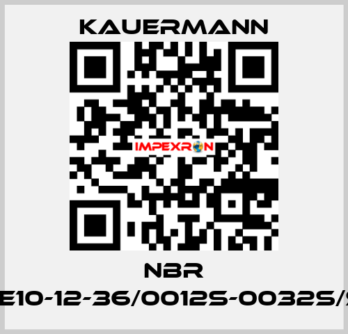 NBR Buckle10-12-36/0012S-0032s/SHA70 Kauermann