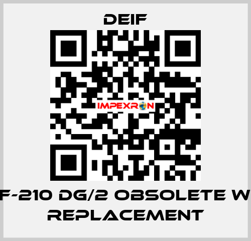 TMF-210 DG/2 OBSOLETE with replacement Deif