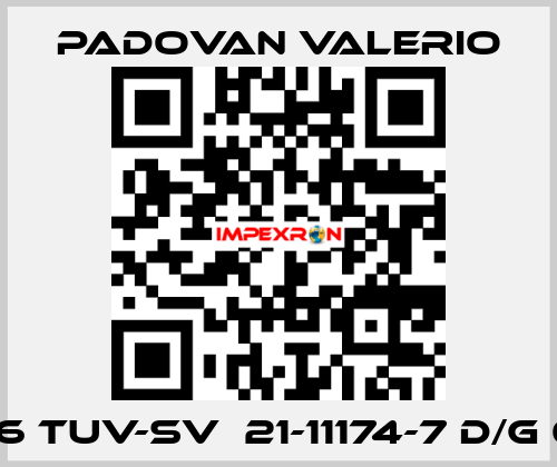 0036 TUV-SV  21-11174-7 D/G 0,82 PADOVAN VALERIO