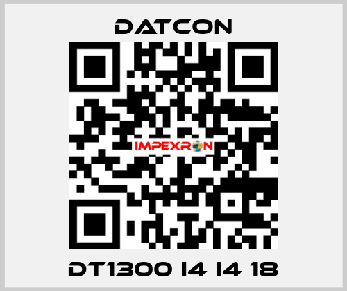 DT1300 I4 I4 18 Datcon