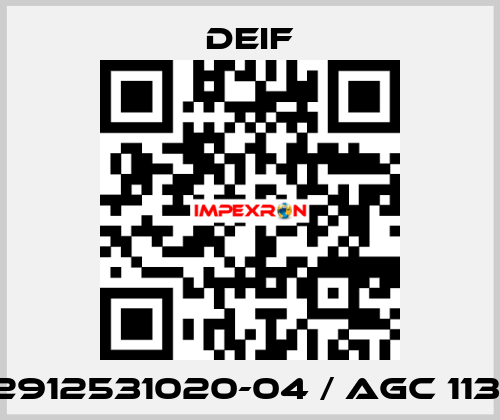 2912531020-04 / AGC 113  Deif