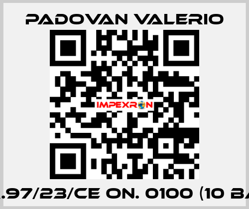 DIR.97/23/CE ON. 0100 (10 bar) PADOVAN VALERIO
