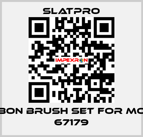 Carbon Brush Set for motor 67179 SlatPro