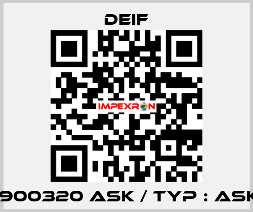 2961900320 ASK / Typ : ASK 21.3 Deif