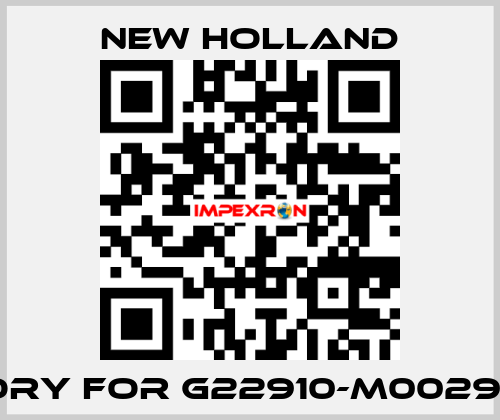 memory for G22910-M0029-L3-A1 New Holland