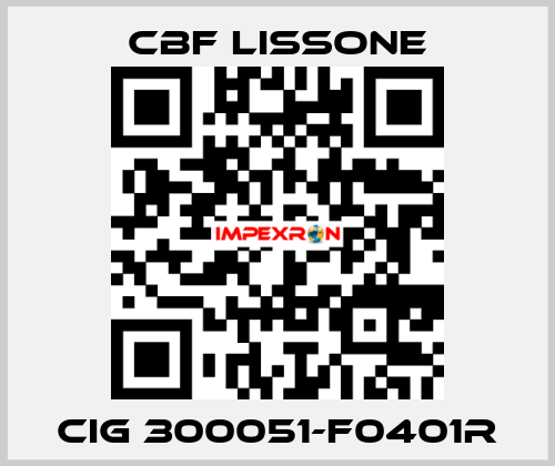 CIG 300051-F0401R CBF LISSONE