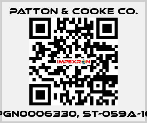 PGN0006330, ST-059A-10 Patton & Cooke Co.