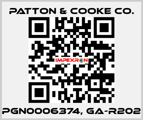 PGN0006374, GA-R202 Patton & Cooke Co.