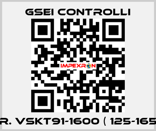 SCR. VSKT91-1600 ( 125-165A ) GSEI Controlli