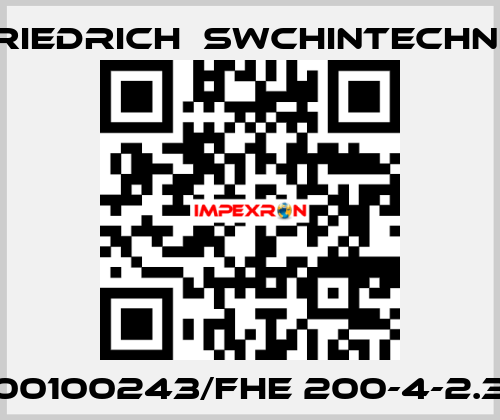 00100243/FHE 200-4-2.3 Friedrich  Swchintechnik