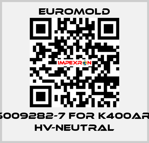 125009282-7 for K400AR-4, HV-NEUTRAL EUROMOLD