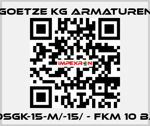 810sGK-15-m/-15/ - FKM 10 bar Goetze KG Armaturen