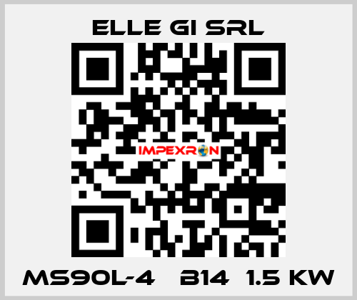 MS90L-4   B14  1.5 KW ELLE GI SRL